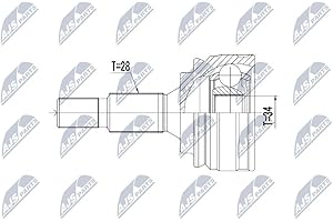 NTY Jeu de joints arbre de transmission NPZ-PE-031 côté roue