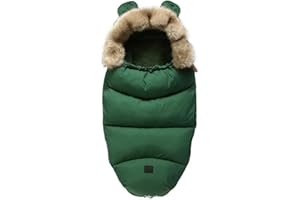 DSOAR Saco de Dormir para Cochecito Universal Saco de Dormir Invierno Cálido para Bebé Al Aire Libre Impermeable y Resistente al Viento, Adecuado para Cochecitos, Buggy, Cuna