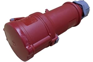 Mennekes 15 – Rallonge 3 pôles + neutre + terre 16 A IP44 380 V Rouge référence 15