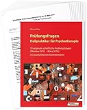 Image de Prüfungsfragen Heilpraktiker für Psychotherapie: 10 originale schriftliche Prüfungsbög