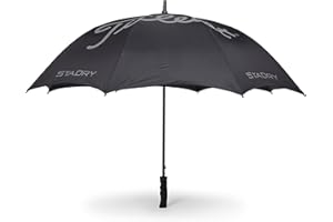 Titleist StaDry Parapluie simple Noir/gris