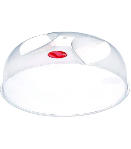 Cloche Alimentaire Pour Micro Onde Couvercle Micro-Ondes Avec Réservoir D'Eau KXVXXV - 26cm, Sans BPA, Poignée Anti-Brûlure Réservoir Eau Vapeur