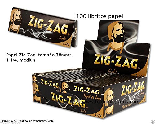 Preisvergleich Produktbild 100 Liquorice Zigarettenpapier "Gold, Größe Medium.