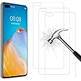AHABIPERS 3 Pezzi Vetro temperato Compatibile con Huawei P40 Pellicola Protettiva, Pellicola Vetro Temperato Screen Protector