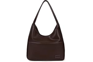 ACUYE Leather Tote Bag for Women Large Slouch Hobo Bags Shoulder Purse Work Travel Tote Handbag