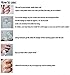 50 Sheet Nail Stickers Decals, Vanyda 3D Water Transfers Nail Art Designs Feather Flowers Butterfly Lips Mix Patterns