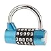 Imported 5 Digit Combination Padlock Travel Luggage Locker Security Lock - Blue M RS.620.00