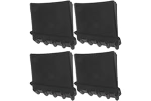 Cabilock 4 sztuki gumowych stopek drabiny, wymienne nakładki na drabiny, antypoślizgowe nakładki na drabiny, wymienne antypoślizgowe nakładki ochronne na drabinę, części zamienne