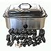 FoxHunter Professional 18 Quart Massage Stone Heater + Hot Natural Basalt Stones Kit 68 PCS Pieces Marble Set Therapy Beauty Spa