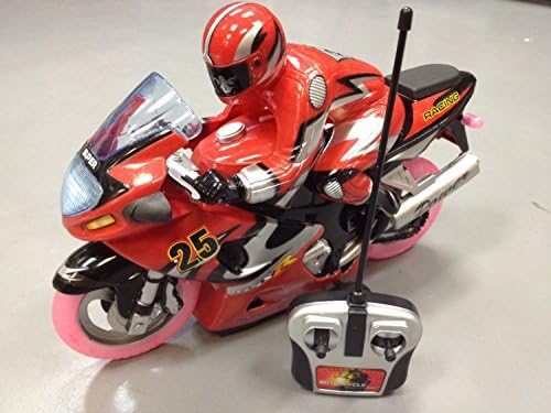 Brand New Good Quality, Good Size And Beautiful Made to Details Remote Control Superbike With Light And Sound Battery Operated RED Ages 3+ (Red)