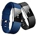 Produktbild Fitbit Charge 2 Armband original, Yometome Weiche TPE Uhrenarmband für Sport und Ersatz Klassisch Armband für Fitbit Charge 2