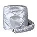 Tinksky Portable Safe Women Hair Dryer Soft Bonnet Hood Attachment Haircare Salon Hairdressing Hat Cap (Silver)