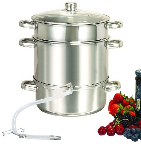 Oxid7 Entsafter, Saftpresse, Dampfentsafter, Dampf Entsafter - aus Edelstahl - Fr alle Herdarten geeignet inkl. Induktion Oxid7 Entsafter, Saftpresse, Dampfentsafter, Dampf Entsafter - aus Edelstahl - Fr alle Herdarten geeignet inkl. Induktion