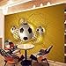 Produktbild WPPBH Tapete Selbstklebend 3D Photo Star Fußball (B) 400X (H) 280Cm Kinderzimmer Tapete Jungen Und Mädchen Raumbild Wohnzimmer Tv Hintergrund Wandtapete Plakatdekoration