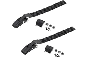 URPIZY Inline Skate Strap Buckle,Roller Skate Shoes Strap,Inline Roller Skates Buckles Replacement Inline Roller Skating Shoes Energy Strap with Screws Nuts(B)