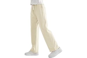 Rolanko Pantalones Deportivos para Niñas con Cintura Elástica Ajuste Holgado, Comodidad Casual para Niños