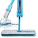 Produktbild Doppelseitig Teleskop Mop, Türkei 360 Grad drehbar Superfine Faser nicht Hand Waschen Mop Head Ersatz Staub Push Sweeper entfernen Fleck Flat Mop Holz Bodenwischer Fliesenwischer Home Reinigung Werkzeug blau