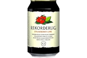 72x REKORDERLIG ERDBEERE LIMETTE 4,5% 0,33L Incl. Goodie von Flensburger Handel