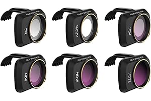 Hensych Kameraobjektivfilter für Mavic Mini/Mavic Mini 2/Mini SE Drone, MCUV CPL ND NDPL Filter Hohe Durchlässigkeit Integrierter Modellierungsrahmen(MCUV+CPL+ND4+ND8+ND16+ND32)