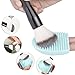 Demarkt Brushegg Makeup Brush Cleaning Glove Silicone Glove for Cosmetic Brush Cleaning Foundation Makeup Tools(Pink)