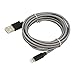 Produktbild ANSMANN Apple Lightning Ladekabel 2m mit Nylon umflochten (MFi zertifiziert) USB Kabel für iPhone 5, iPhone 6, iPhone 7, iPad & iPod [Laden & Synchronisieren]