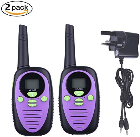 Sanxuan Walkie Talkies, 2 Way Radio for Kids 8 Channel & Long Range Walkie Talkie Radio Children Handheld Walky Talky for Outdoor and Indoor Activities 2Pack