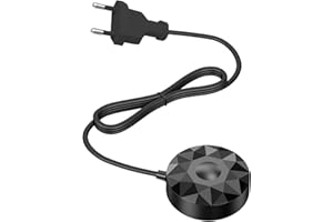 MEROM Cargador de Cepillo de Dientes Eléctrico Reemplaza el Modelo Original 3768 para Braun Oral b iO Series 7 8 9 Base de Carga Magnética Alimentación Adaptador (Negro)