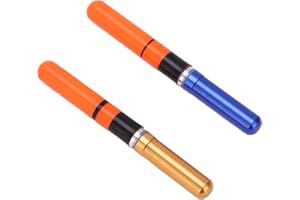 Alomejor LED Bobbers 2 Pezzi Bobber Illuminati per la Pesca Glow in The Dark Bobber da Pesca Luce, Galleggiante da Pesca a LED