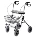 Produktbild Rollator 4 Räder klappbar mit Korb und Tablett