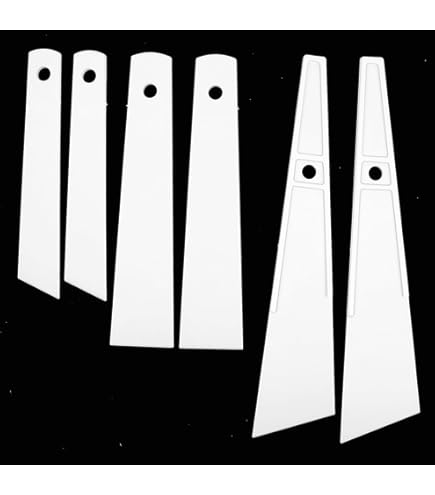 Plastic Putty Set, 6Pcs Plastic Glue Sear Sticks Applicator Glue Spreaders DIY Leather Craft