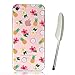 Produktbild iPhone 7 Hülle (4,7zoll), Edaroo Essen Obst Blumen Cartoon Tiere Muster TPU Silikon Schutz Handy Hülle Handytasche HandyHülle Etui Schale Schutzhülle Case Cover Tasche Etui für Apple iPhone 7 (4,7 zoll) mit Stylus - Nette Sommerblumen Ananas Pitaya Frucht