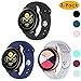 Produktbild CAVN Armband für Samsung Galaxy Watch 42mm /Active/Garmin Vivoactive 3 /Vivomove hr Armband [3-STÜCK], 20mm Weiches Silikon Sport Armband Damen Herren für Samsung Gear Sport/Vivoactive 3/vivomove hr