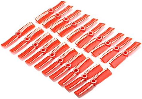 Wishfive Kingkong 3545 3.5x4.5 CW CCW Propellers for Multicopters FPV Racer Quadcopters Drone (Red Color)