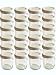 Produktbild 12er Set Sturzgläser Rundgläser Mini Gläser 53 ml Deckelfarbe Weiß To 43 Weiss Sturzgläser Honig Kaviar Marmeladengläser Obstgläser Einweckgläser Senf, Honig, Gläser, Einmachgläser, Portionsgläser, Probiergläser, Imker