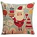Produktbild Kissen Fall, neartime Weihnachten Elk Drucken Schlafsofa Home Decor Kissenbezug, Flax, a, 45cm*45cm/18*18"