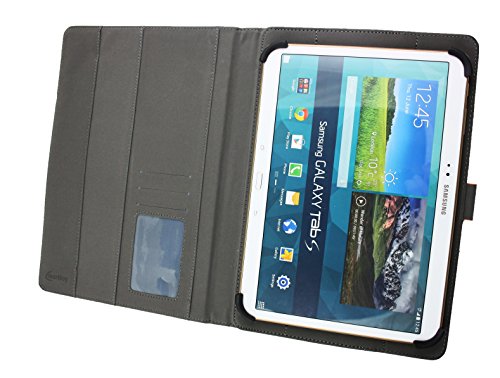 Emartbuy Odys Thor 10 Plus 3G 10.1 Zoll Tablet PC Universalbereich ( 10 – 11 Zoll ) Denim Blue Multi Angle Exekutiv Folio Mappen Kasten Abdeckung mit Kartensteckplätze + Eingabestift - 4