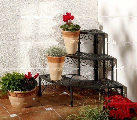 Blumetreppe rund oder eckig, Design:rund - 2