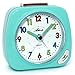 Produktbild Atlanta Kinderwecker Ohne Ticken Licht Snooze Analog Türkis Blau 1936-15
