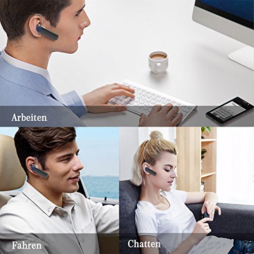 Auriculares Bluetooth DOY Manos Libres Bluetooth Oreja con Mic 18 horas de tiempo de conversaci n y 800 Horas en espera para Trabajar para iPhone Samsung y otros dispostivos Bluetoot--Negros reviews Auriculares Bluetooth DOY Manos Libres Bluetooth Oreja con Mic 18 horas de tiempo de conversaci n y 800 Horas en espera para Trabajar para iPhone Samsung y otros dispostivos Bluetoot--Negros