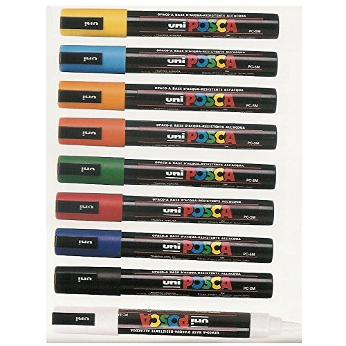 Mitsubishi Uni Posca Pc5M Marker Medium Uni Brown P. Made