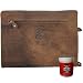 Produktbild BARON of MALTZAHN Businessmappe IPad-Mappe REMBRANDT aus braunem Leder + Lederpflege
