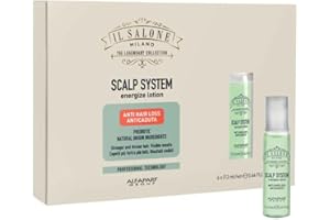 Alfaparf Milano Il Salone Scalp System Energize Lotion AntiHairLoss Vials 6 x 13 ml