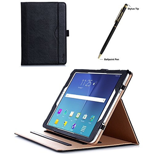 ProCase Schutzhülle Samsung Galaxy Tab S2 9.7 Kunstleder Schutz Hülle Ständer für Galaxy Tab S2 Tablet (9.7 inch, SM-T810 T815 T813) Schwarz - 2