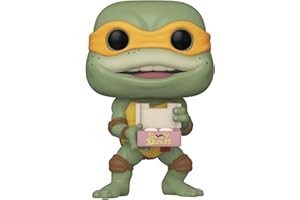 Funko Pop! Movies: Teenage Mutant Ninja Turtles - Michelangelo - (Teenage Mutant Ninja Turtles (TMNT)) 2- Michaelangelo - Les Tortues Ninja - Figurine en Vinyle à Collectionner - Idée de Cadeau