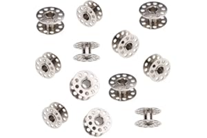 MAGIDEAL Generic Lot de 20 Bobbin Spool en métal pour Machine à Coudre à la Maison, 20 p