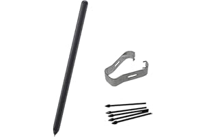 PCTC Stylet de rechange pour Samsung Galaxy S21 Ultra 5G S Pen + 5 embouts de rechange (noir mystique)