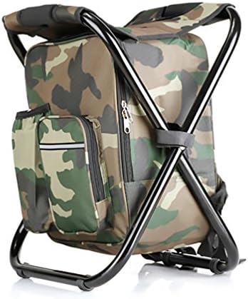 Fishing Backpack Folding Chair Outdoor Climb Mountain Travel Hiking Portable Insulation Ice Backpack Seats