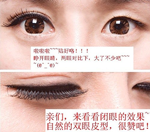 dealglad® 150 Paar unsichtbar Augenlid Aufkleber Frauen Cosmetics Doppel Augenlid Aufkleber, durchsichtig, 180 Pairs - 5