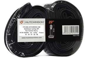 HUTCHINSON - Camera d'aria - Standard - Innertube - Resistenza e antiforatura - Bicicletta da strada - Valvola Presta - Spessore 0,9 mm - 48 MM - 29 x 1,70-2,35 - Set Di 2