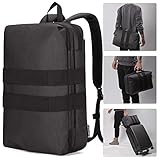 【Laptop Rucksack, Schultertasche und Handtasche, 3 In 1】 Die Schultergurte können versteckt werden. Abgesehen davon, dass es einen Rucksack, können Sie mit dem seitlichen Griff in der Hand tragen. Außerdem besitzt die Tasche ein Gurt, um diese auch als Schultertasche zu verwenden. Sie können die Tasche immer in einer wohlen und komfortablen Weise tragen. 